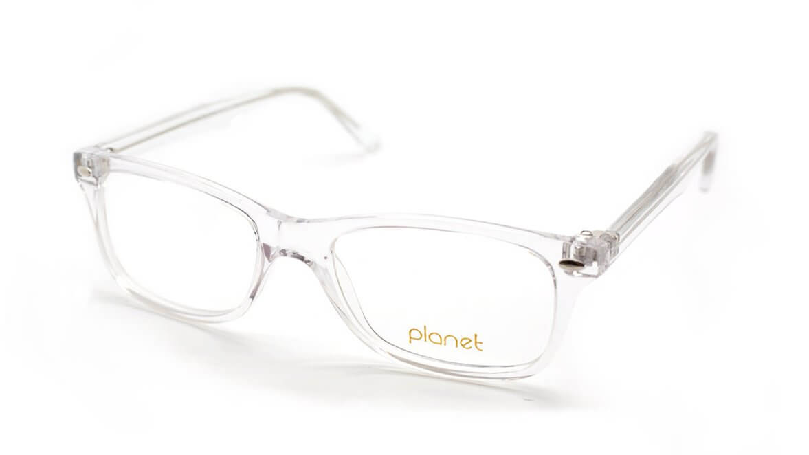Transparent eyeglasses from Planet with stylish design and clear frames perfect for everyday wear.