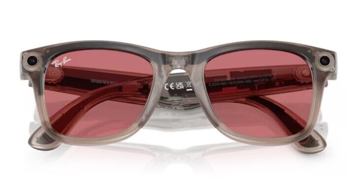 Rayban Meta Wayfarer Warm Stone 6705P5