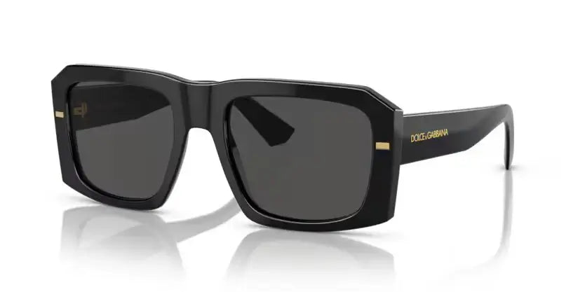 Dolce & Gabbana 0DG4430 oversized black sunglasses with bold frames and dark lenses, perfect for upscale fashion.