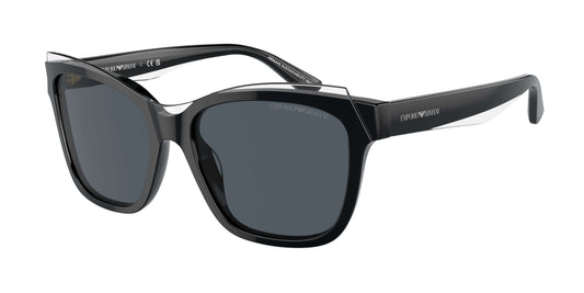 Emporio Armani EA4209 stylish black sunglasses with modern design and dark lenses for summer fashion.