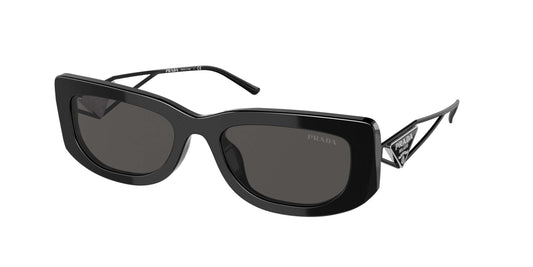 PRADA 0PR 14YS sunglasses featuring a sleek black frame and stylish design, perfect for luxury eyewear enthusiasts.