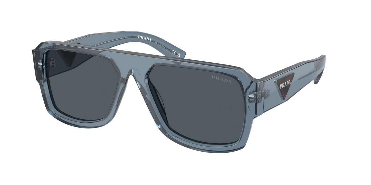 PRADA 0PR 22YS stylish sunglasses in gray with dark lenses, perfect for fashion-forward individuals.
