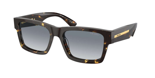 PRADA 0PR 25ZS sunglasses in tortoiseshell frame with gradient lenses, stylish eyewear for fashion enthusiasts.